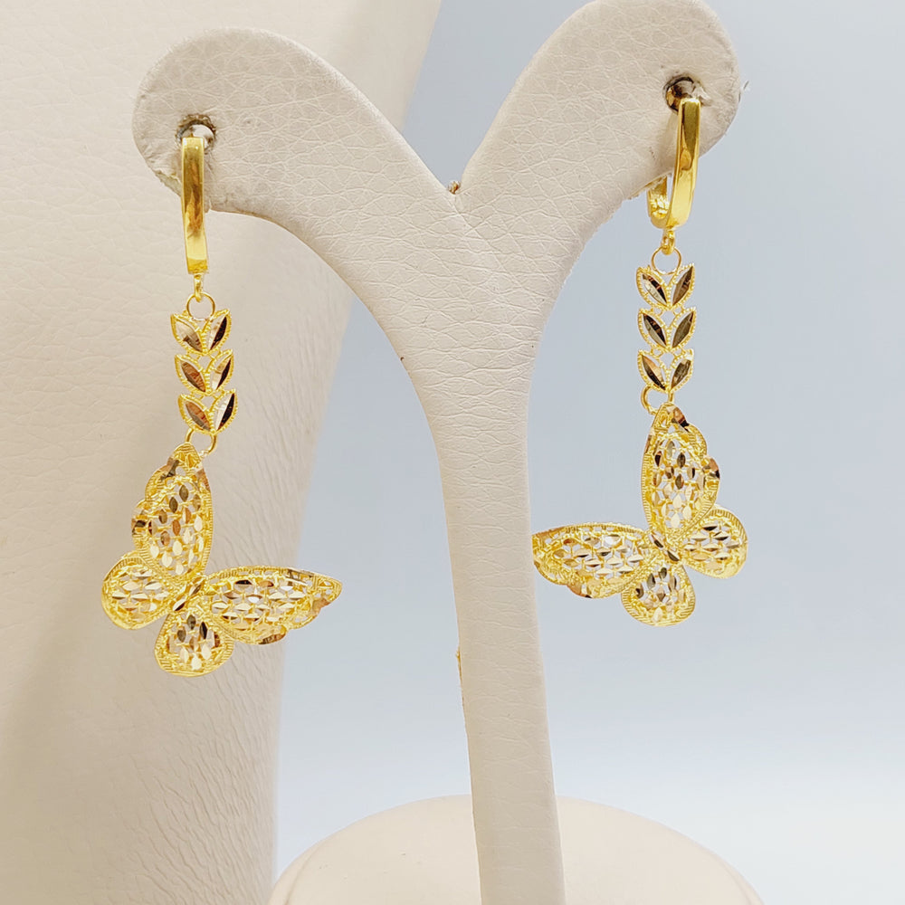 21K Gold Deluxe Butterfly Set by Saeed Jewelry - Image 2