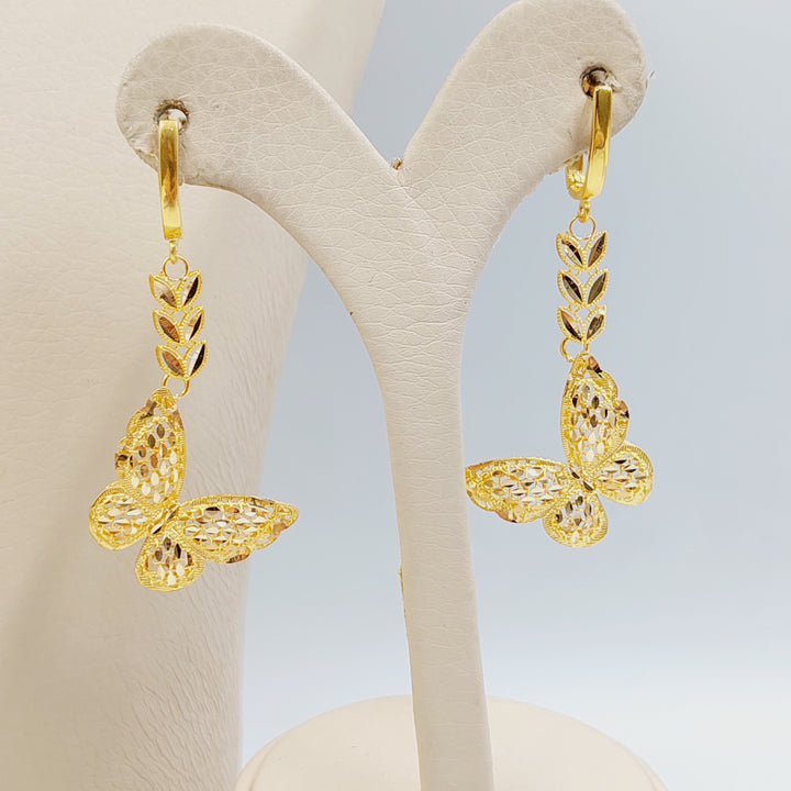 21K Gold Deluxe Butterfly Set by Saeed Jewelry - Image 2