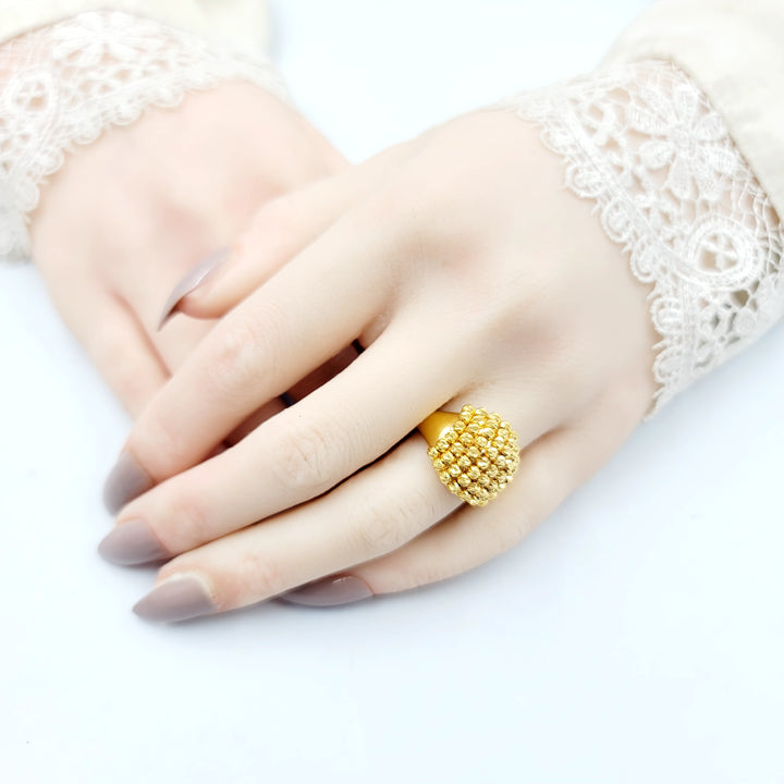 Balls Ring Made of 21K Gold by Saeed Jewelry 