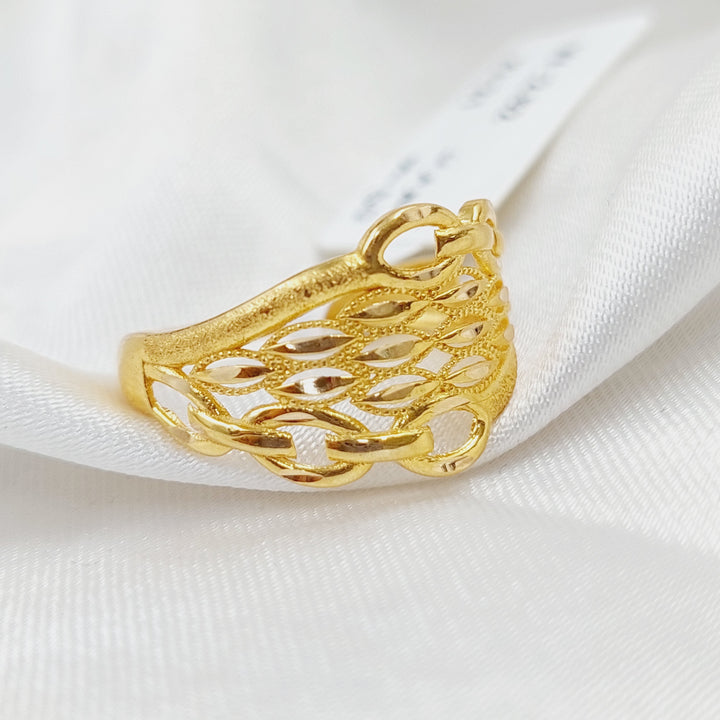 21K Gold Fancy Ring by Saeed Jewelry - Image 7