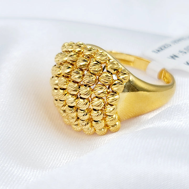 Balls Ring Made of 21K Gold by Saeed Jewelry 