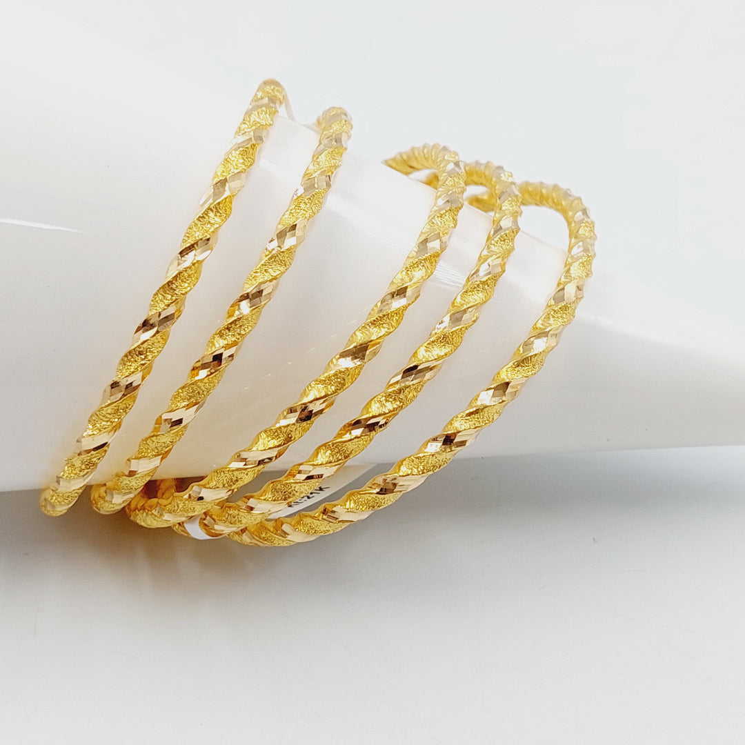 21K سحبة جدل مفرغ-مجوهرات الشيخ سعيد-Saeed Jewelry 