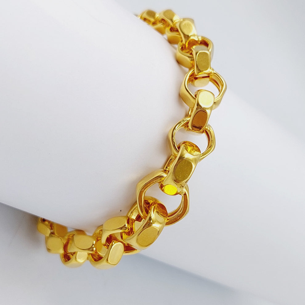 21K Gold Fancy Bracelet by Saeed Jewelry - Image 10