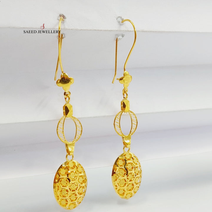 21K حلق تركي اكسترا-مجوهرات الشيخ سعيد-Saeed Jewelry 