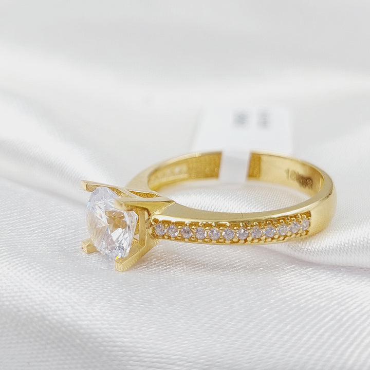 18K Twins Wedding Ring Made of 18K Yellow Gold by Saeed Jewelry-25842