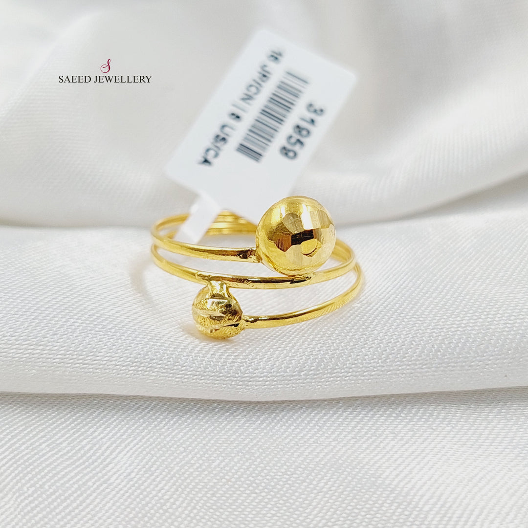 21K Gold Light Ring by Saeed Jewelry - Image 1