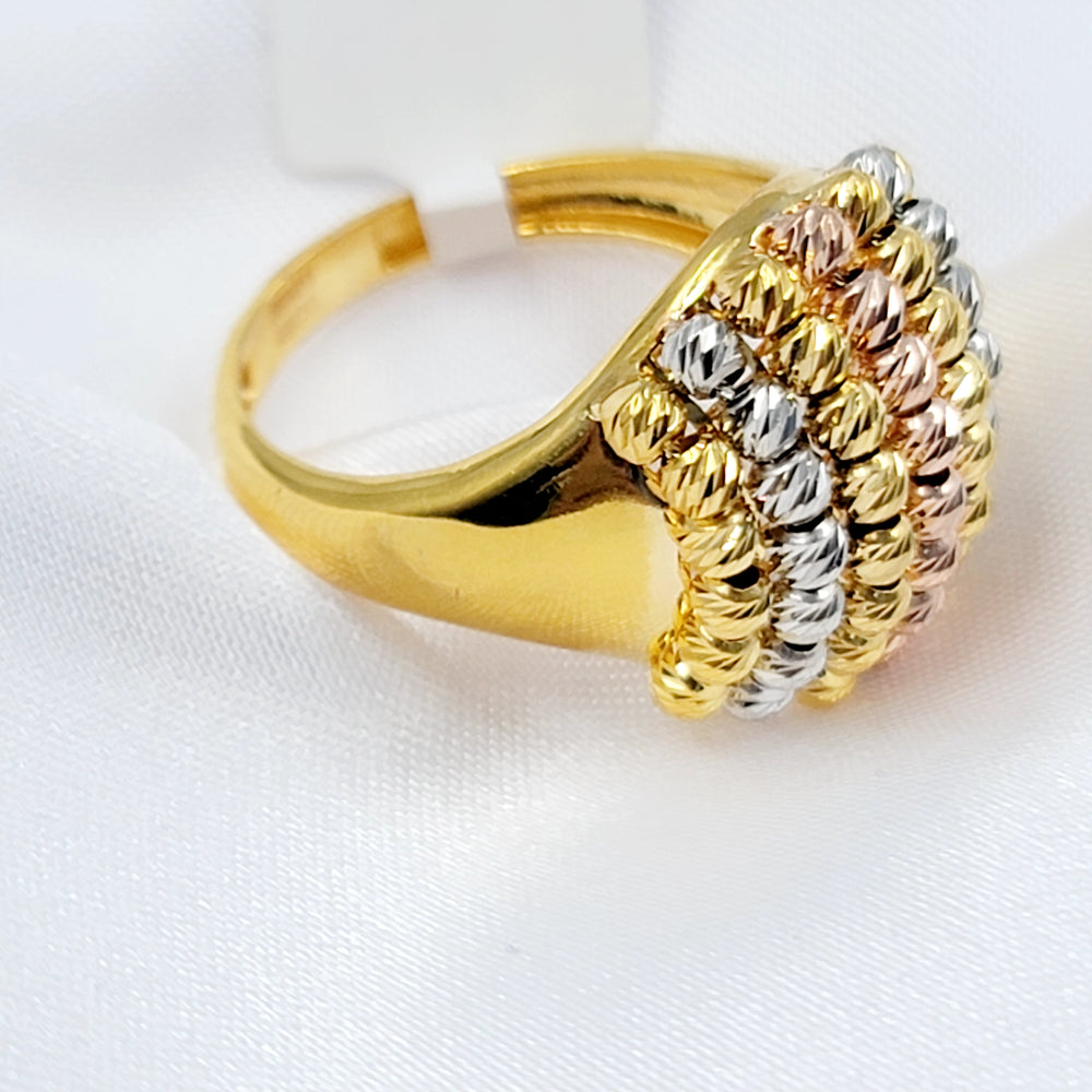 Balls Ring Made of 21K Gold by Saeed Jewelry 