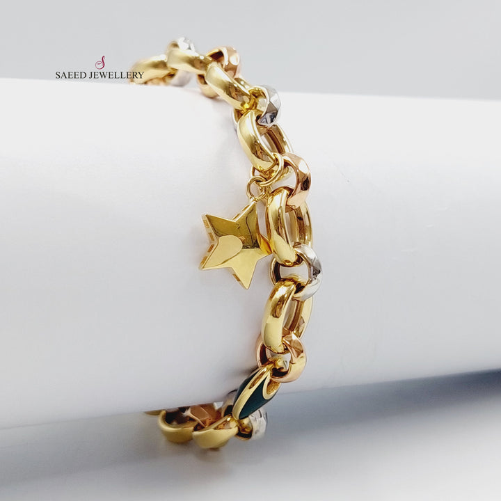 18K Gold Cuban Links Bracelet by Saeed Jewelry - Image 13