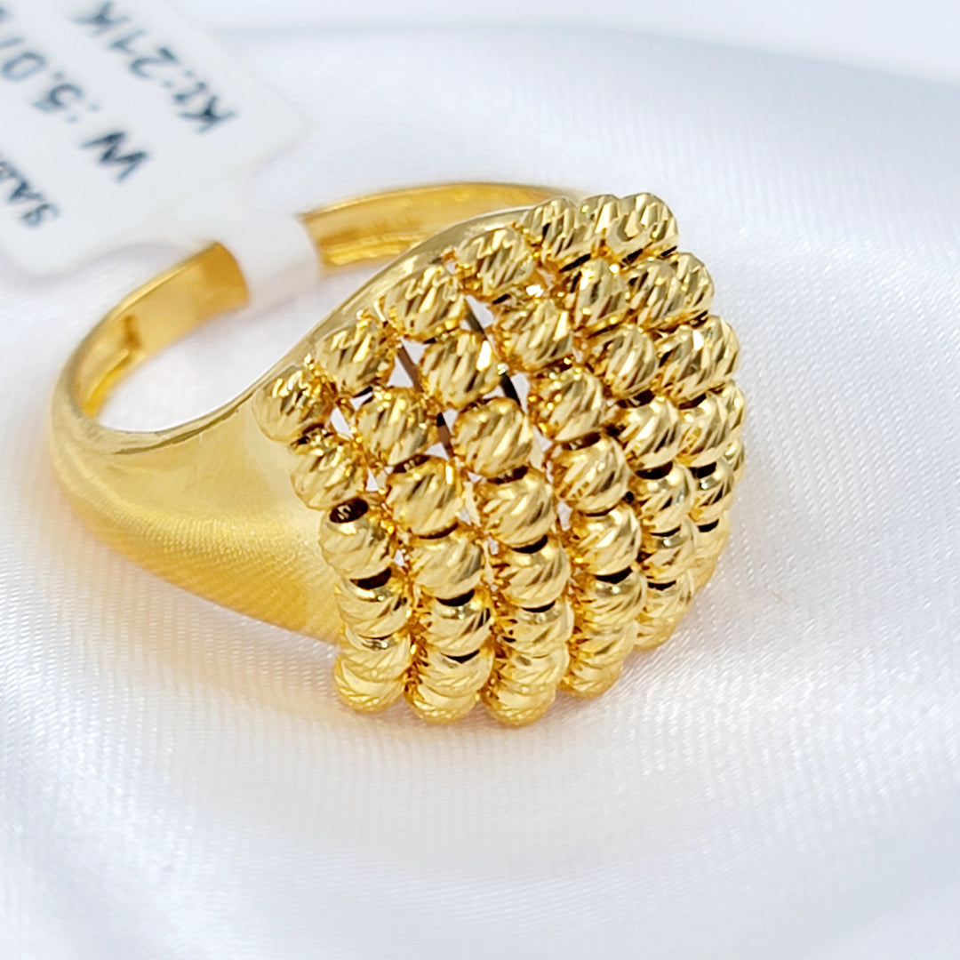 Balls Ring Made of 21K Gold by Saeed Jewelry 