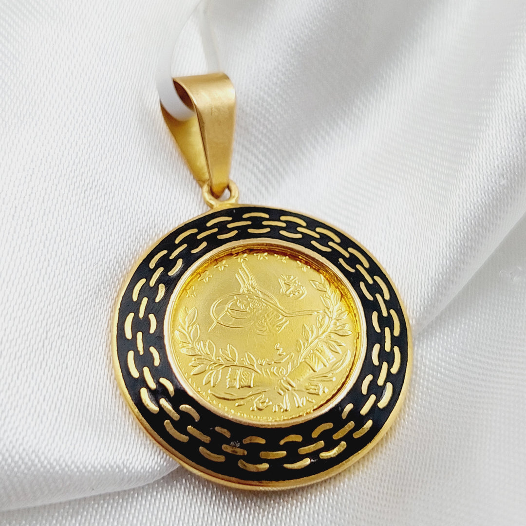 21K Gold Virna Pendant by Saeed Jewelry - Image 10