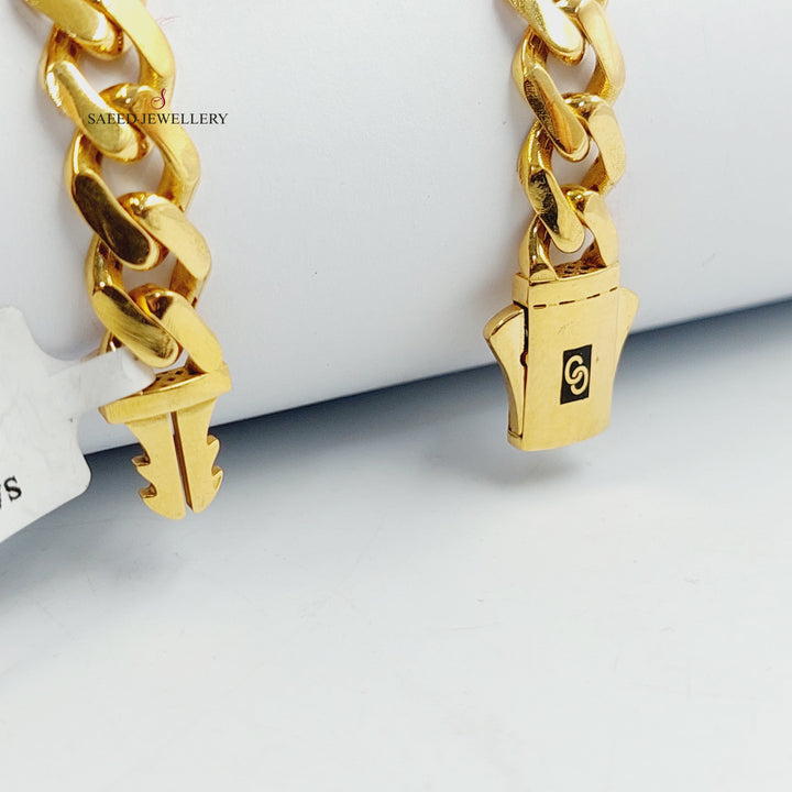 21K اسوارة جنزير اكسترا-مجوهرات الشيخ سعيد-Saeed Jewelry 