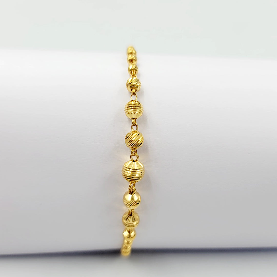 Balls Bracelet Made of 21K Gold by Saeed Jewelry 