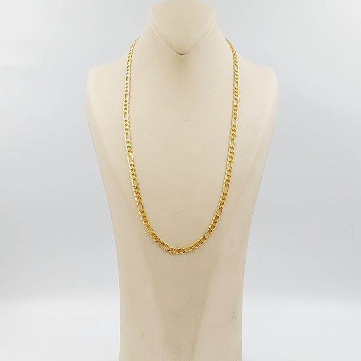 21K سنسال فيجارو 5mm-مجوهرات الشيخ سعيد-Saeed Jewelry 