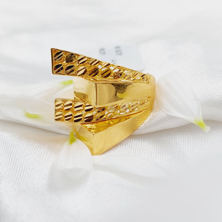 21K Gold Fancy Ring by Saeed Jewelry - Image 6