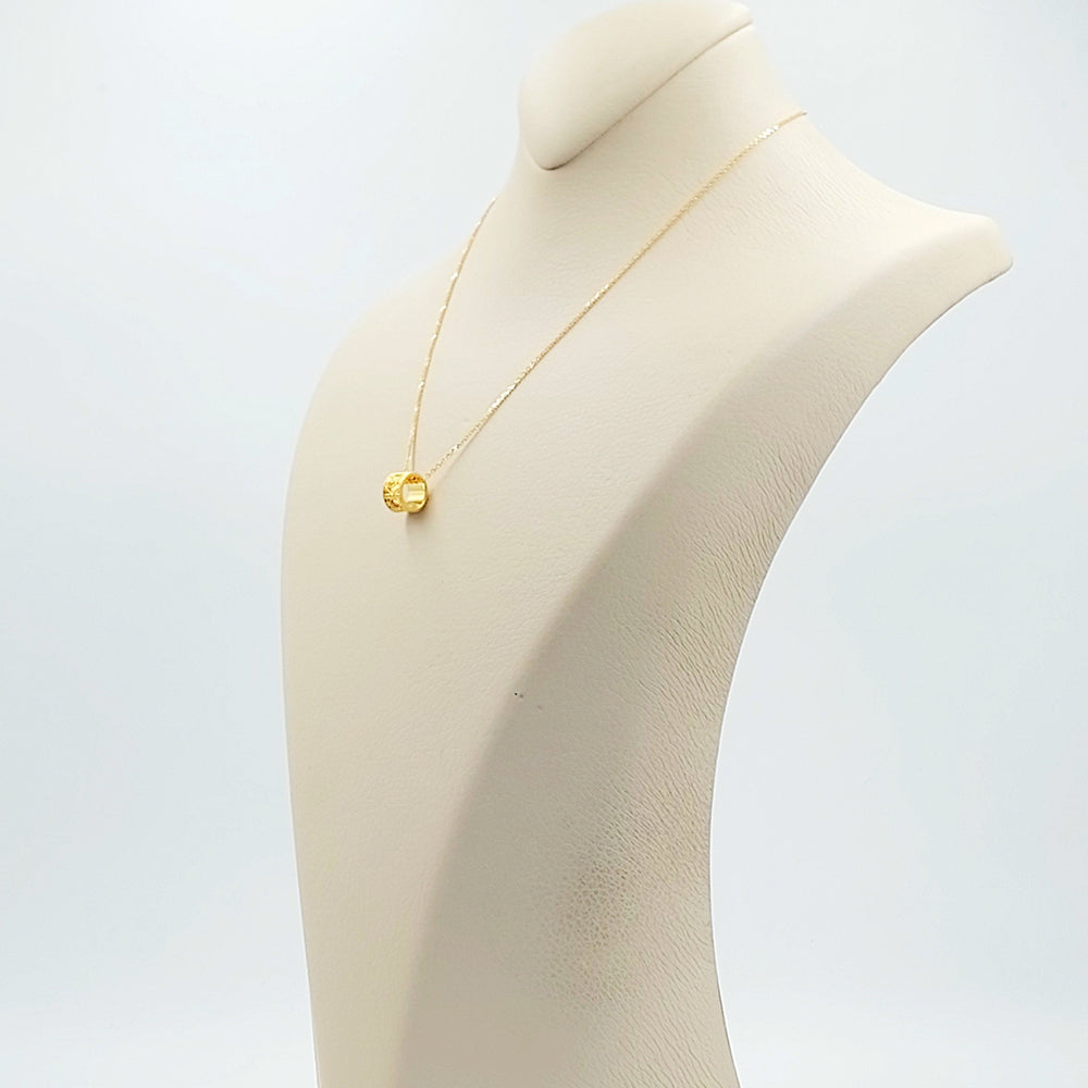 Light Deluxe Necklace Made of 21K Gold by Saeed Jewelry 