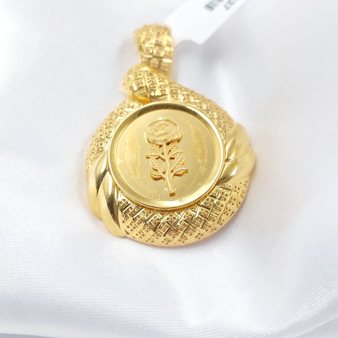 21K تعليقة اونصه نقش-مجوهرات الشيخ سعيد-Saeed Jewelry 