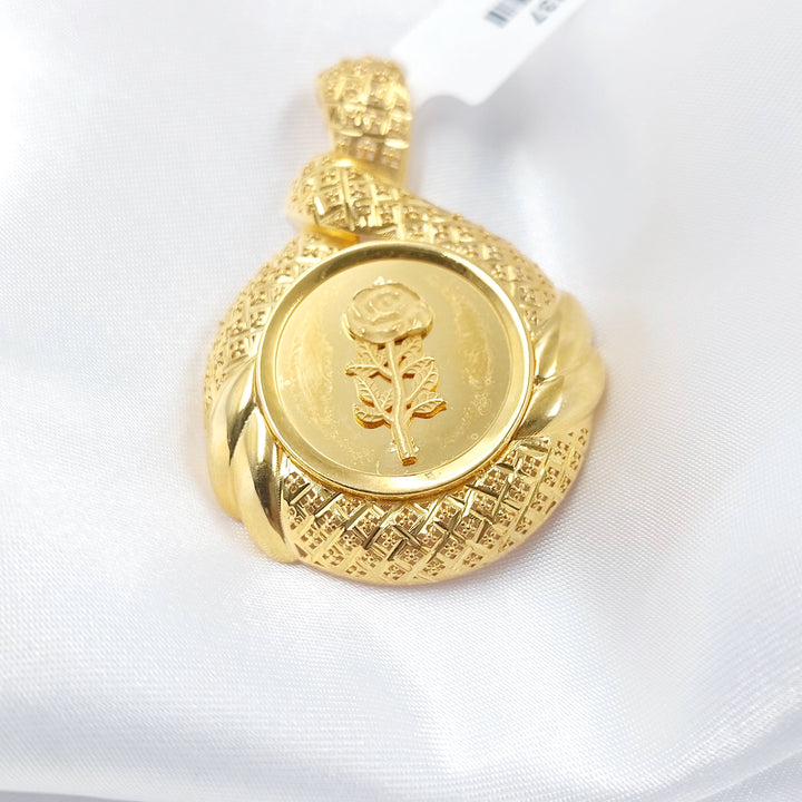 21K تعليقة اونصه نقش-مجوهرات الشيخ سعيد-Saeed Jewelry 