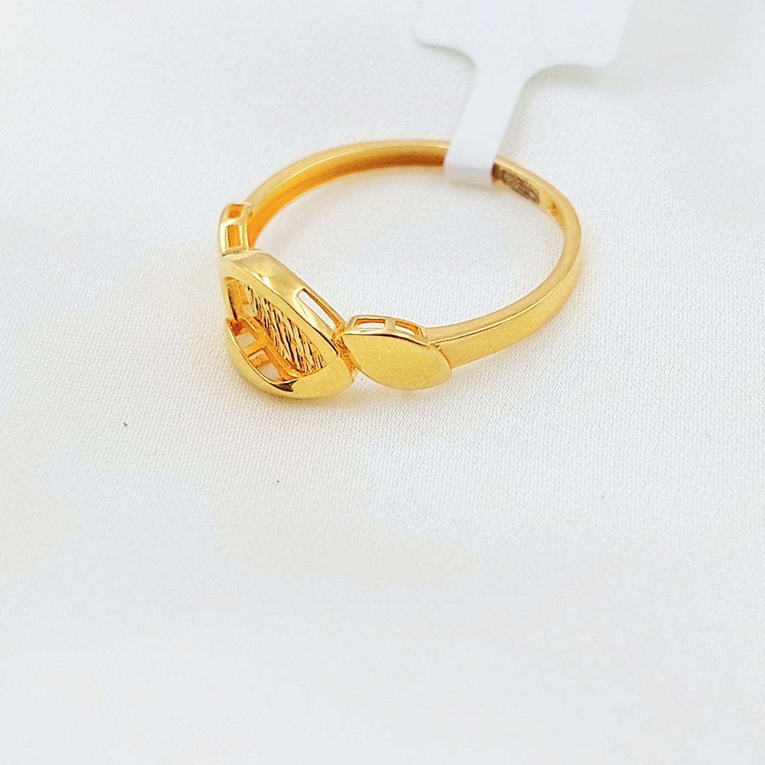 Light Deluxe Ring Made of 21K Gold by Saeed Jewelry 