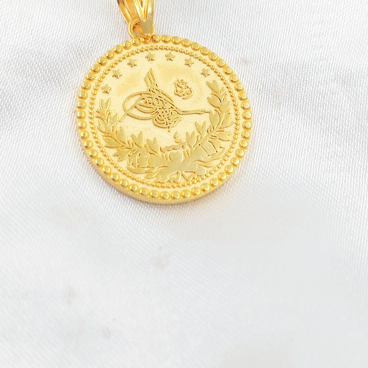 Rashadi Pendant Made of 21K Gold by Saeed Jewelry 