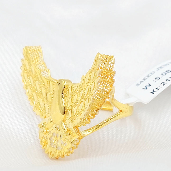 Deluxe Ring Made of 21K Gold by Saeed Jewelry 