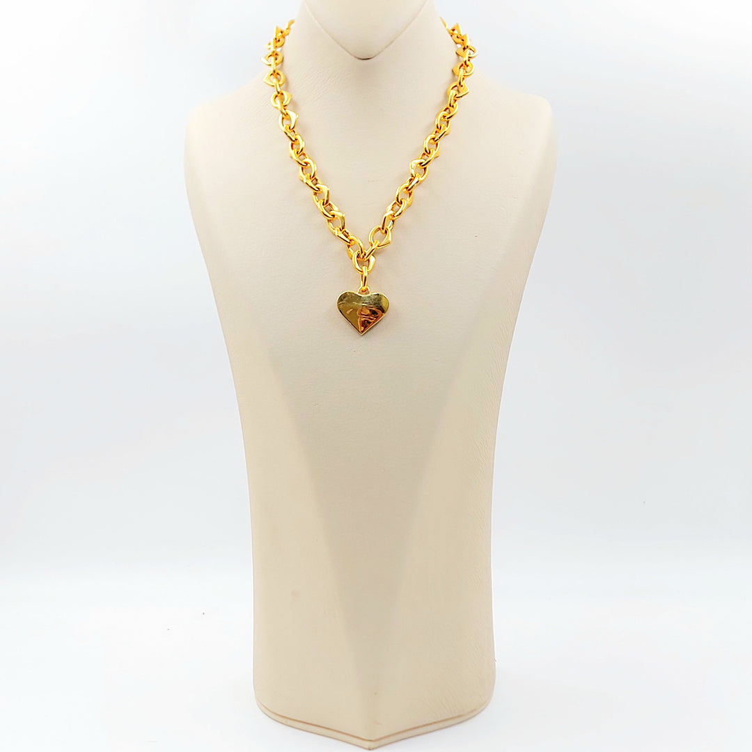 Heart Cuban Links Necklace