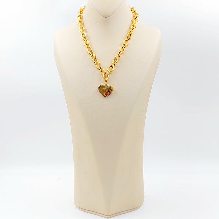 Heart Cuban Links Necklace