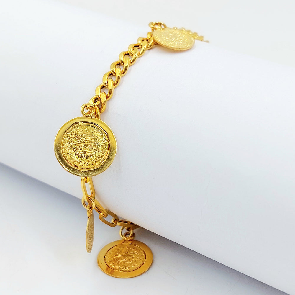 Deluxe Dandash Bracelet Made of 21K Gold by Saeed Jewelry 
