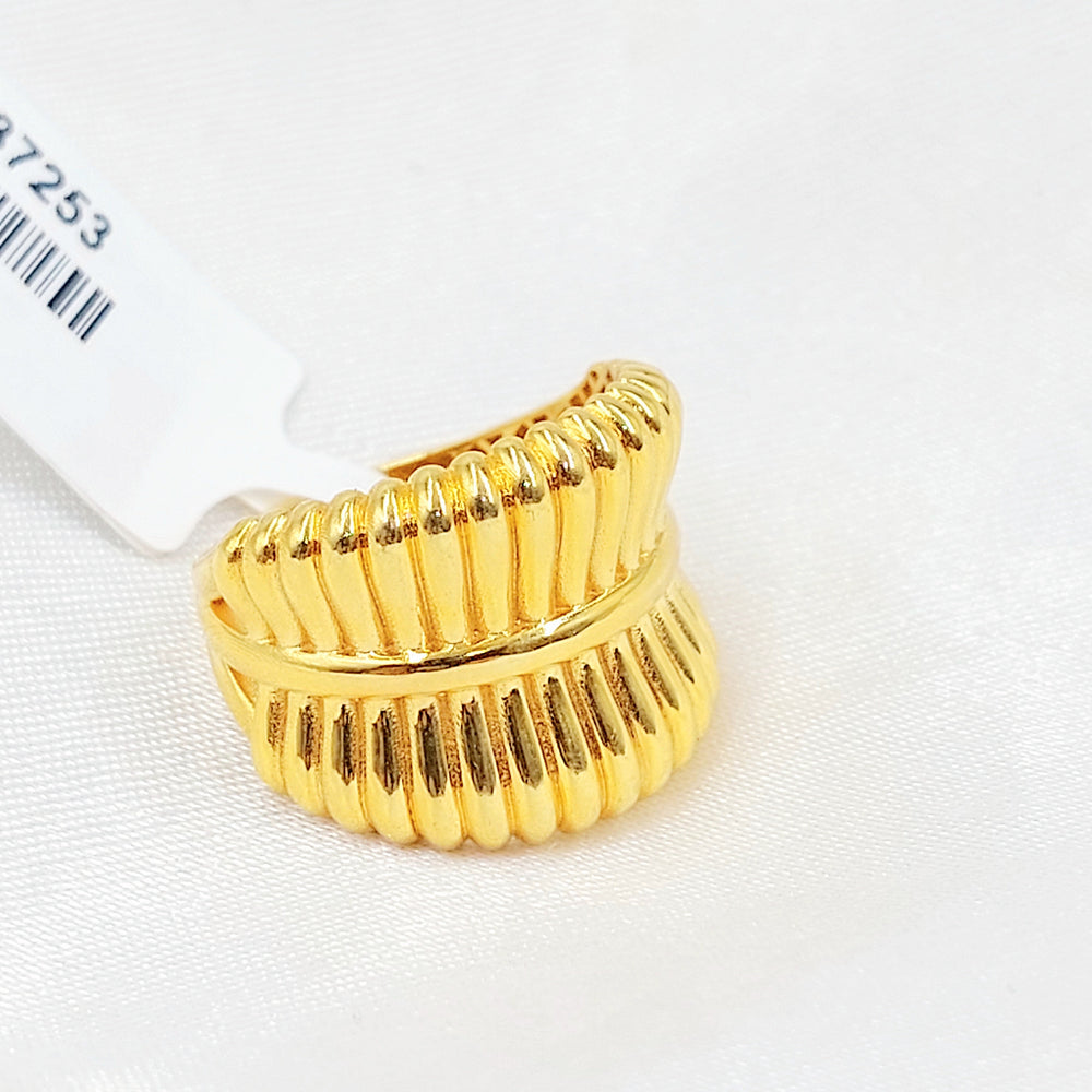 Deluxe Ring Made of 21K Gold by Saeed Jewelry 