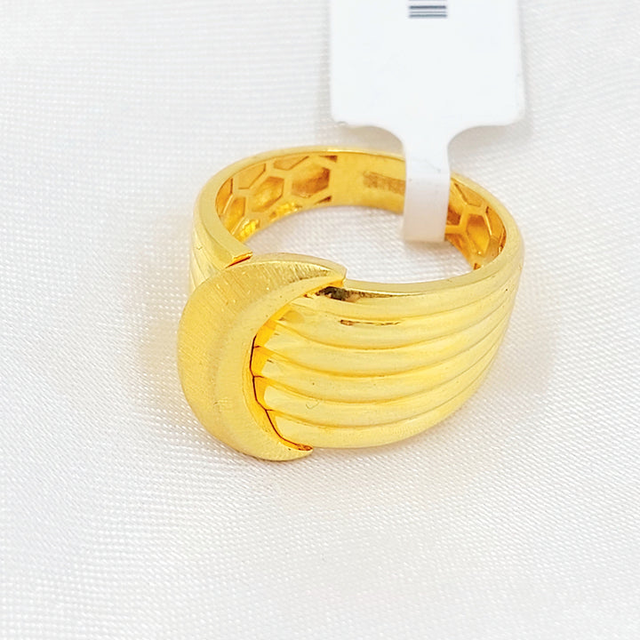 Deluxe Ring Made of 21K Gold by Saeed Jewelry 