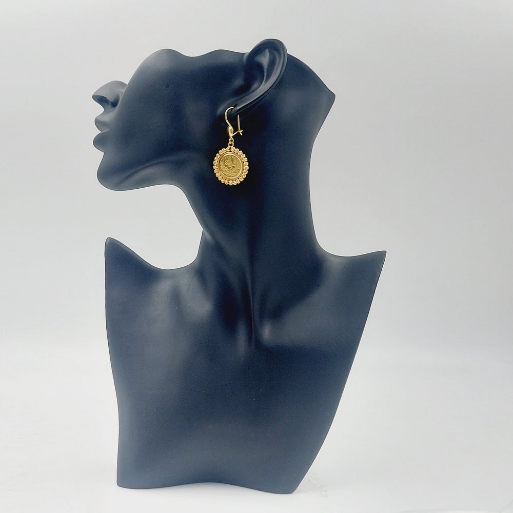 21K حلق شنكل رشادي-مجوهرات الشيخ سعيد-Saeed Jewelry 