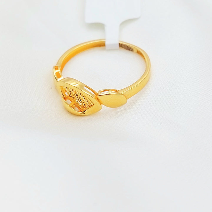 Light Deluxe Ring Made of 21K Gold by Saeed Jewelry 