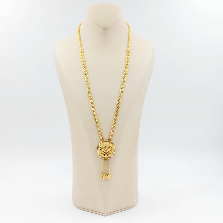 Deluxe Rashadi Necklace Made of 21K Gold by Saeed Jewelry 