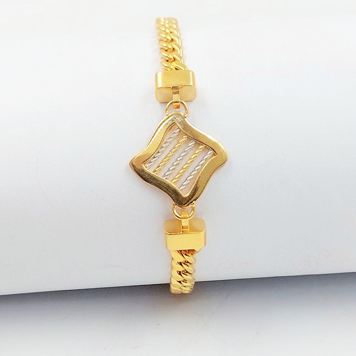 Deluxe Bracelet Made of 21K Gold by Saeed Jewelry 