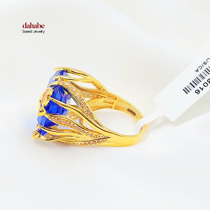 Zircon Studded Deluxe Ring
