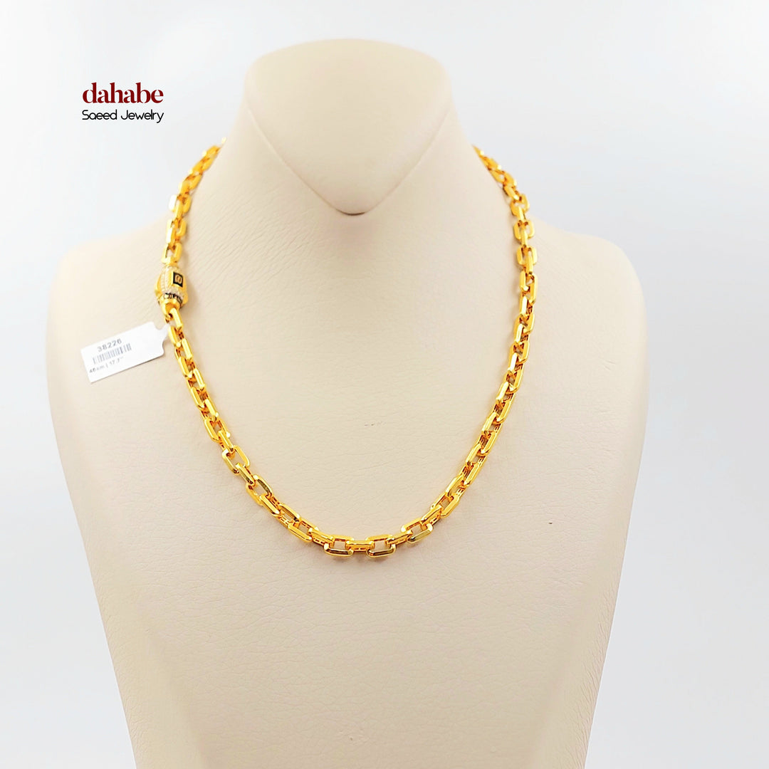 21K عقد بيبر كليب مرصع-مجوهرات الشيخ سعيد-Saeed Jewelry 