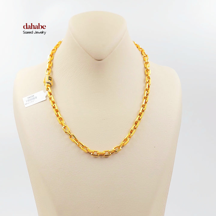 21K عقد بيبر كليب مرصع-مجوهرات الشيخ سعيد-Saeed Jewelry 
