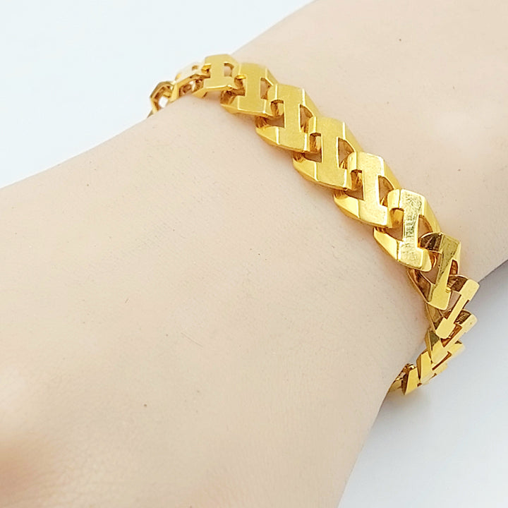 Engraved Cuban Links Bracelet