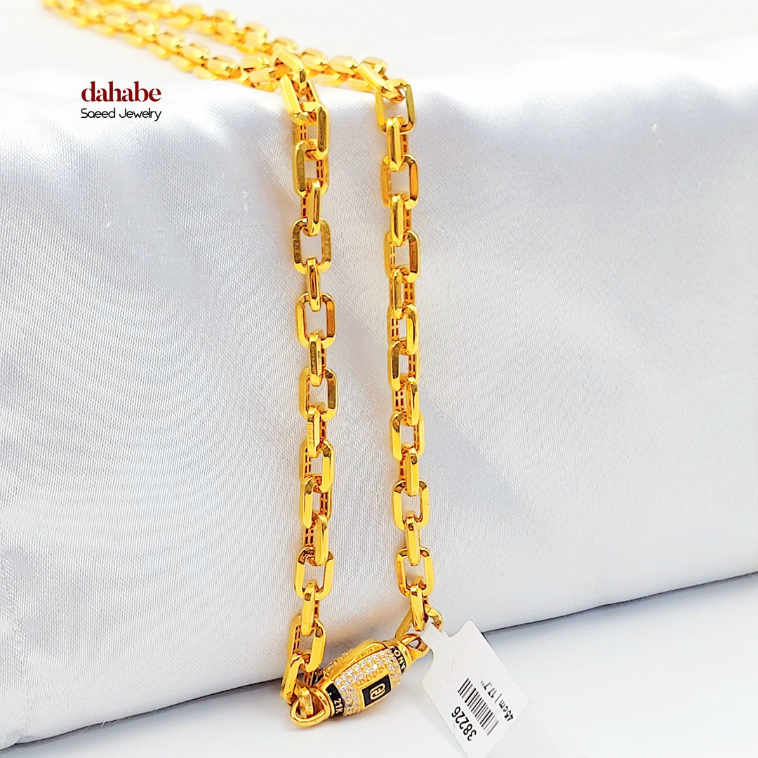 21K عقد بيبر كليب مرصع-مجوهرات الشيخ سعيد-Saeed Jewelry 