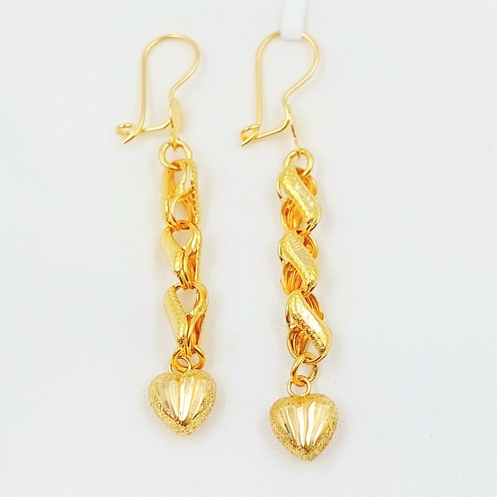 Heart Shankle Earrings