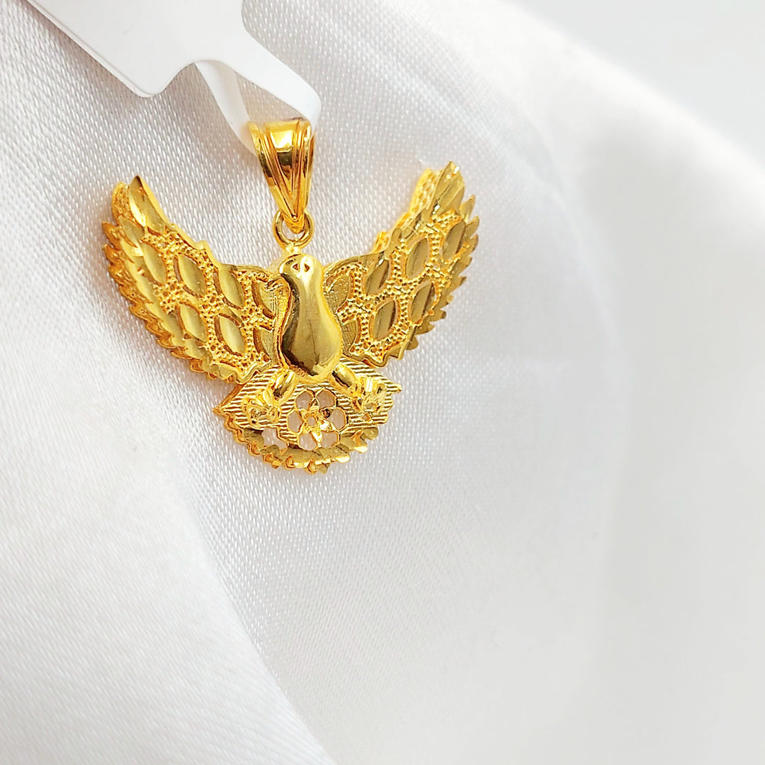 Deluxe Pendant Made of 21K Gold by Saeed Jewelry 