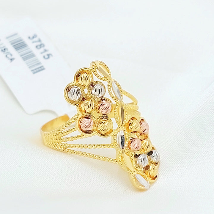 21K خاتم اكسترا اكسترا-مجوهرات الشيخ سعيد-Saeed Jewelry 
