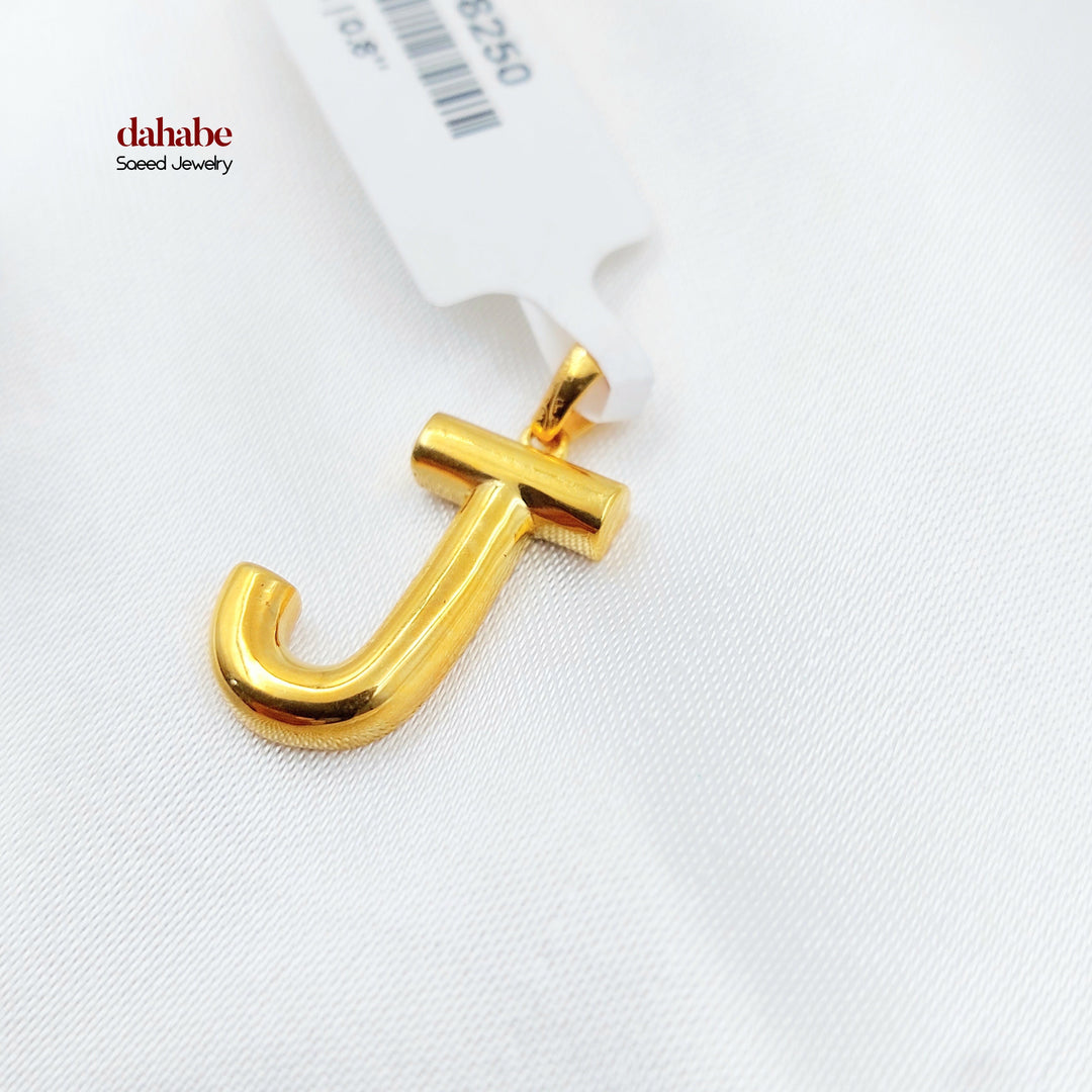 J Letter Pendant