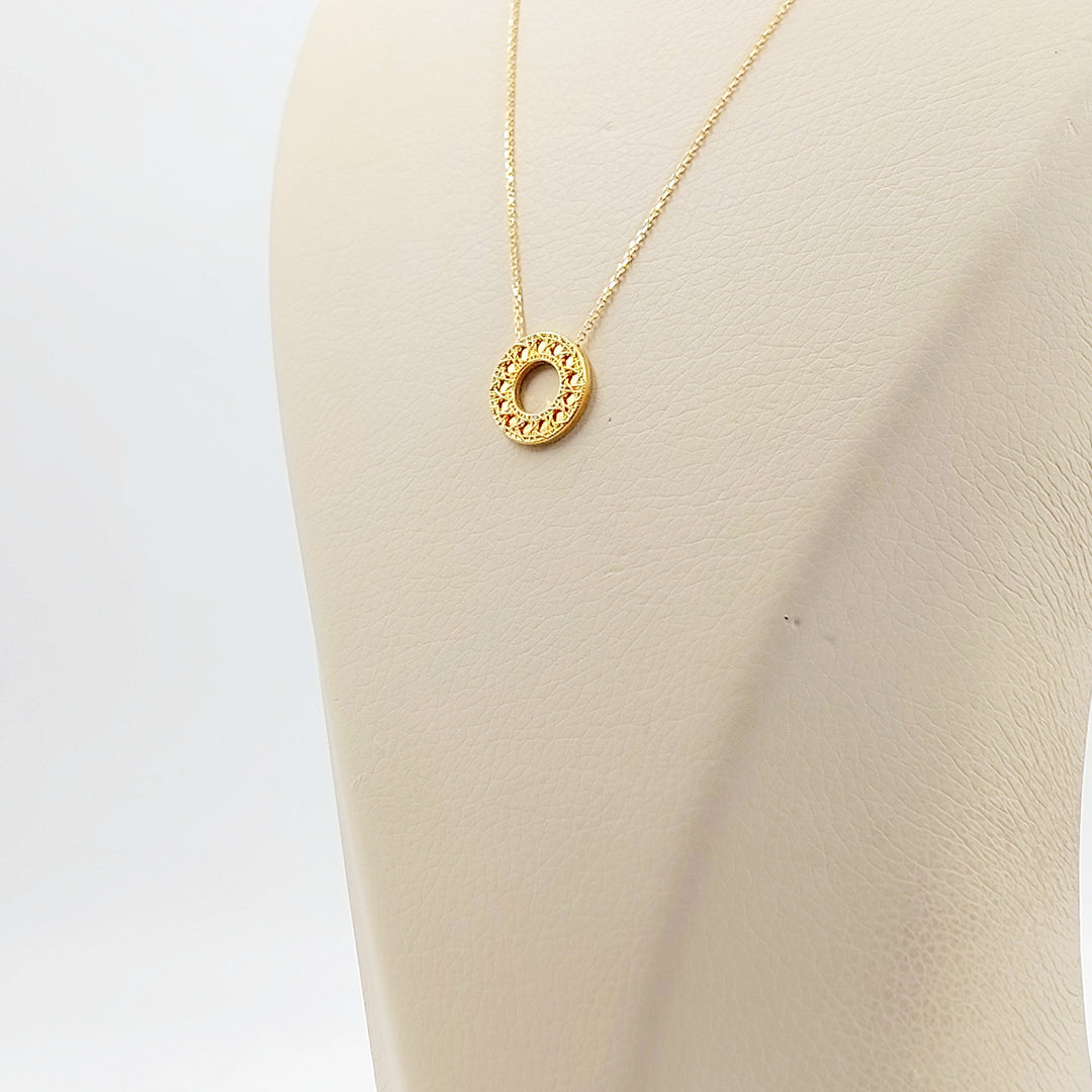 Light Deluxe Necklace Made of 21K Gold by Saeed Jewelry 