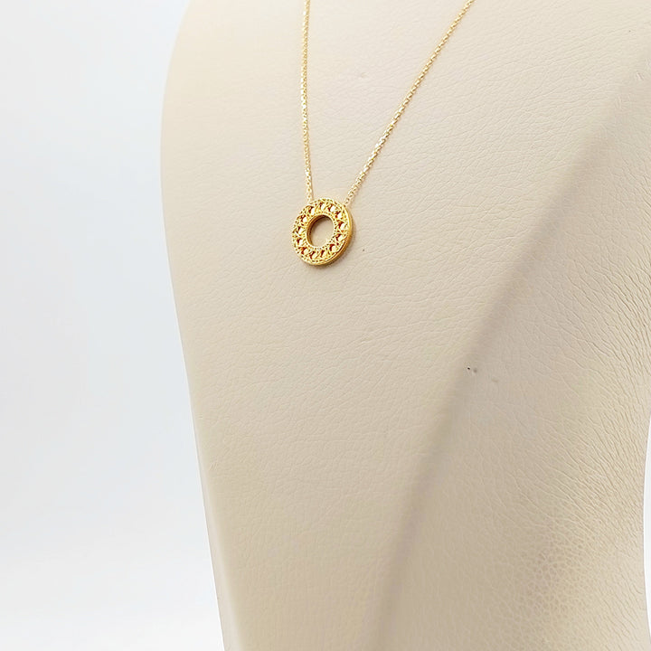 Light Deluxe Necklace Made of 21K Gold by Saeed Jewelry 