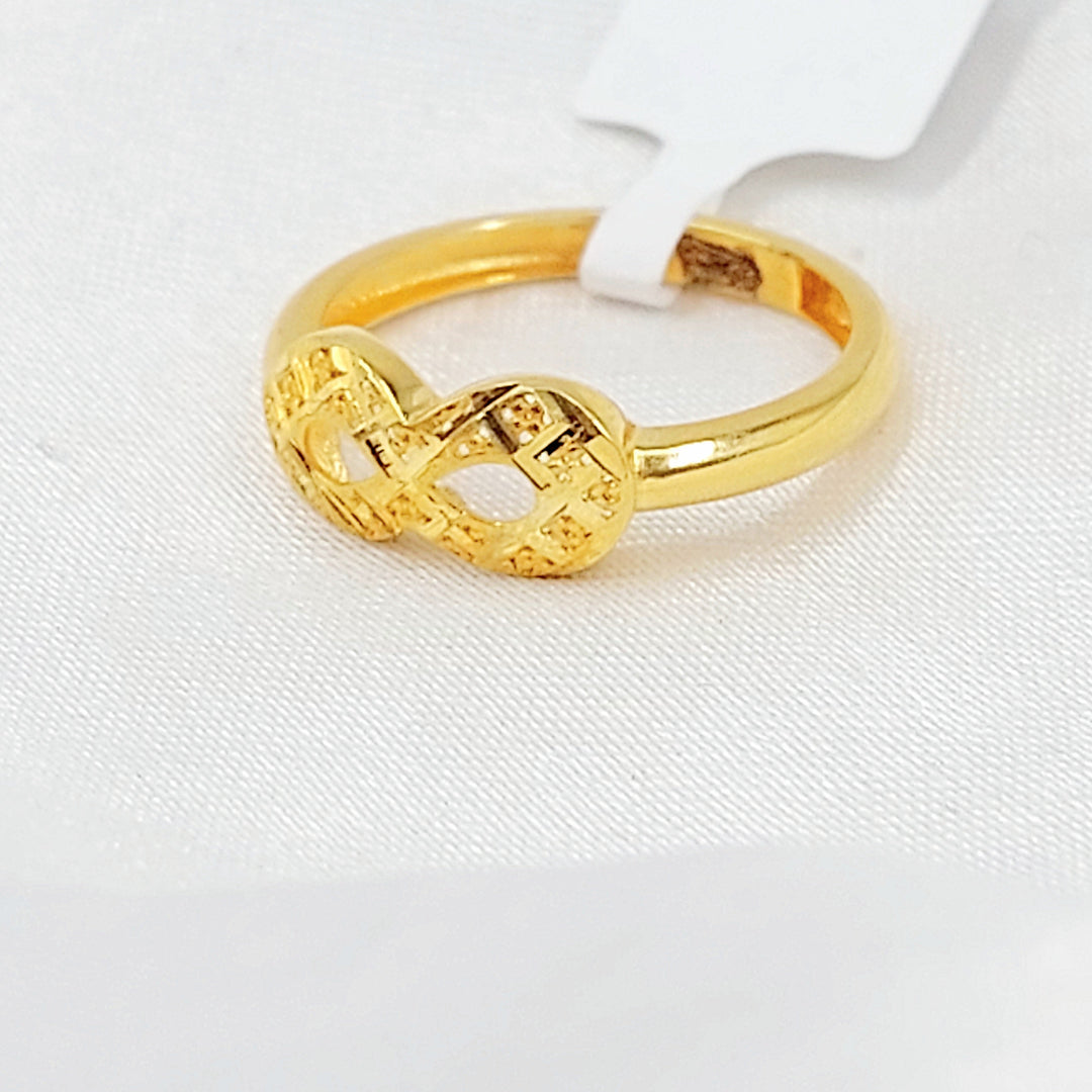 Infinite Ring Made of 21K Gold by Saeed Jewelry 