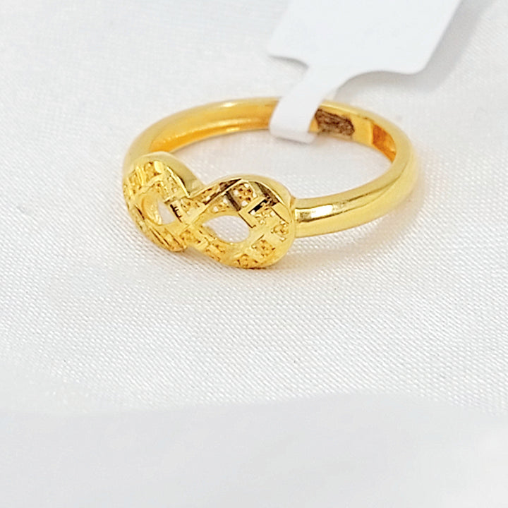 Infinite Ring Made of 21K Gold by Saeed Jewelry 