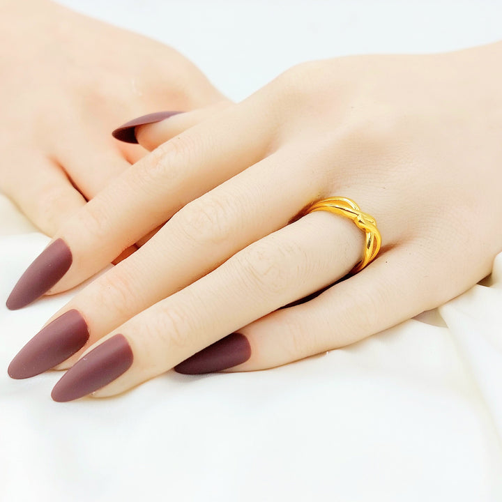 21K Gold Infinity Ring