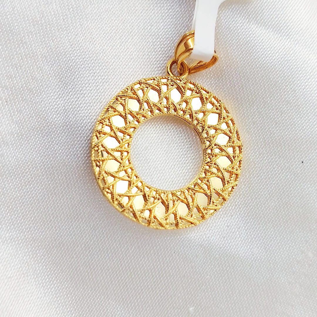 Deluxe Pendant Made of 21K Gold by Saeed Jewelry 