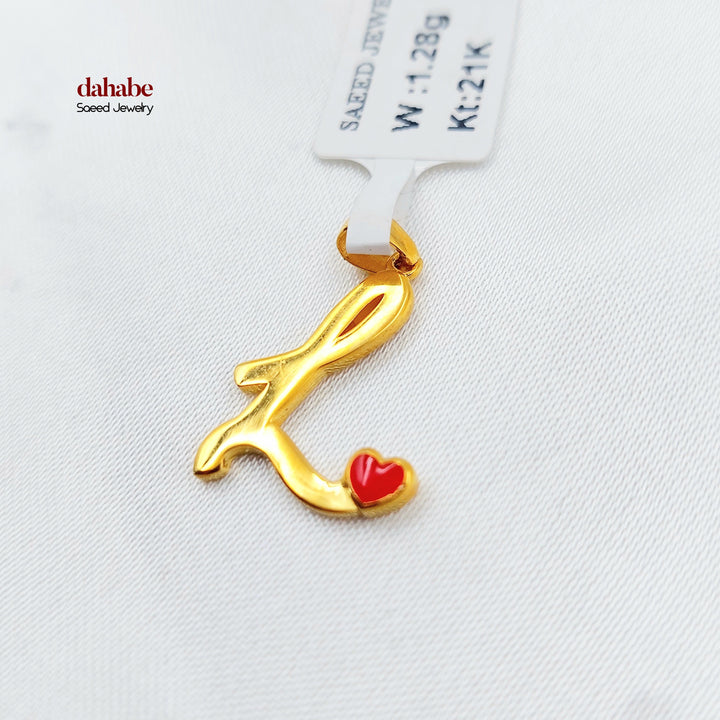 L Letter Pendant