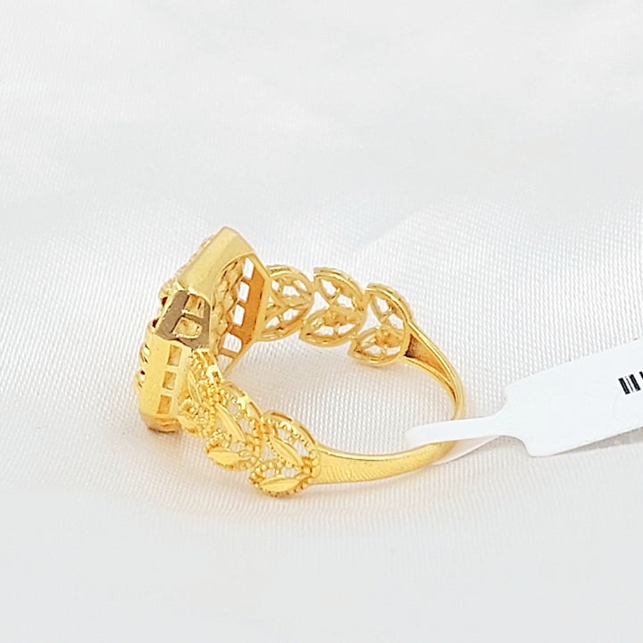 Deluxe Balls Ring Made of 21K Gold by Saeed Jewelry 